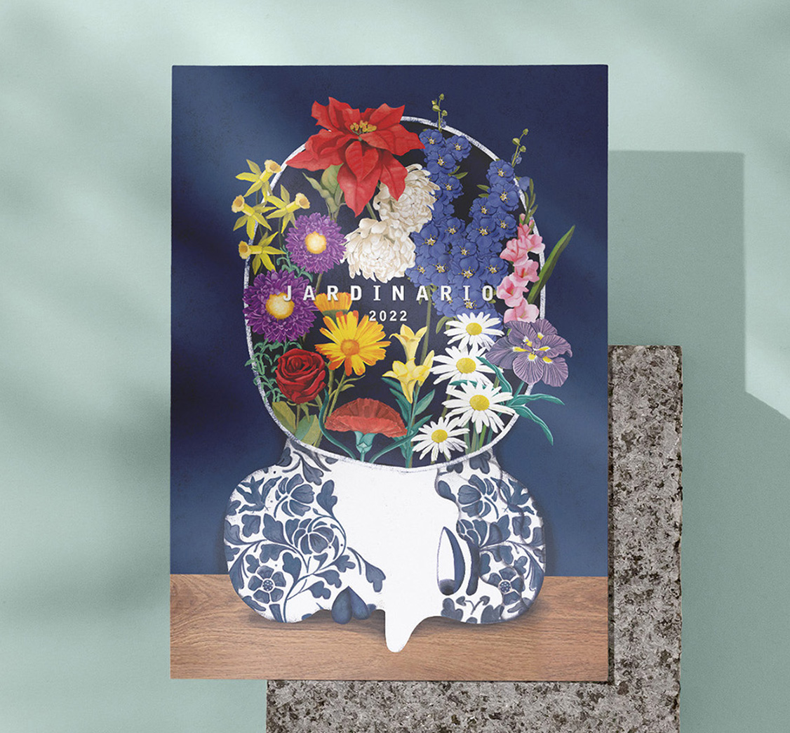 Ilustración editorial y conceptual de mujeres y flores