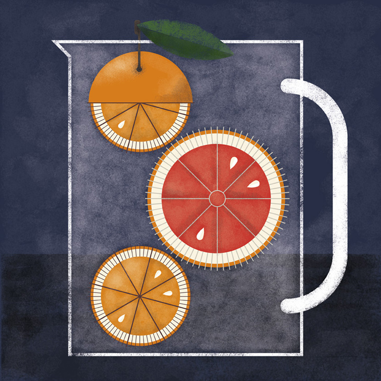 05-Ilustracion-frutas-melon-mandarinas