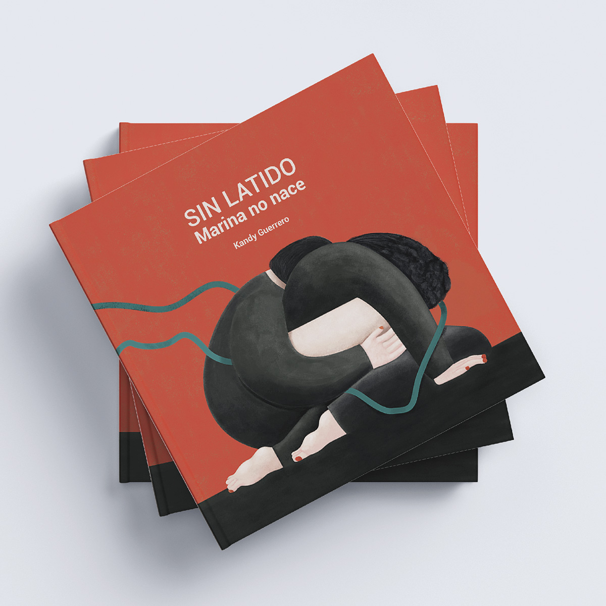 Ilustración editorial emocional de relato sobre el aborto