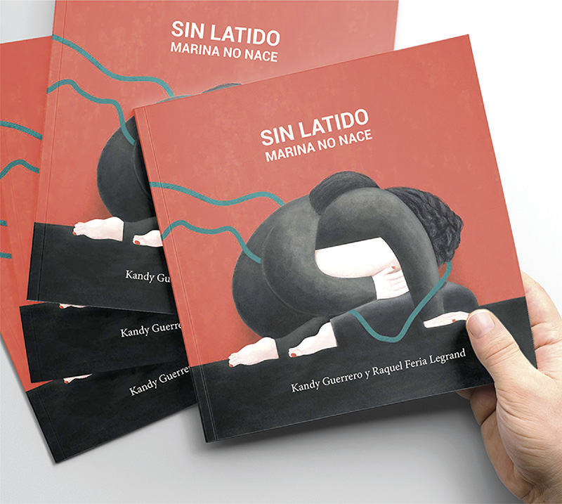 Ilustraciones sobre el aborto y el duelo gestacional para el relato 'Sin latido'