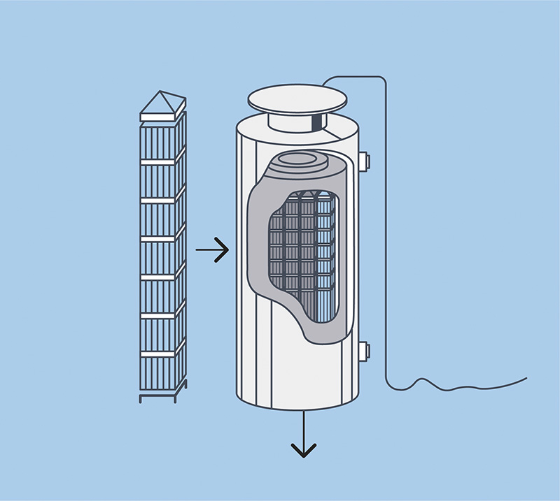Infografía sobre residuos radiactivos
